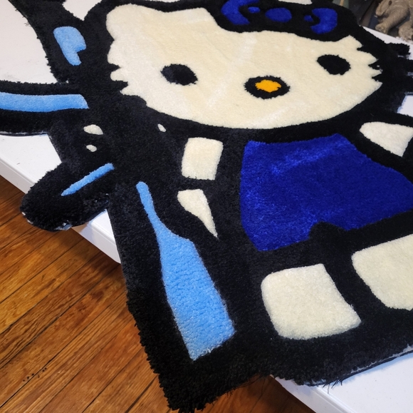 Hello Kitty Handmade Custom Tufted Rug - Picture 2 of 3